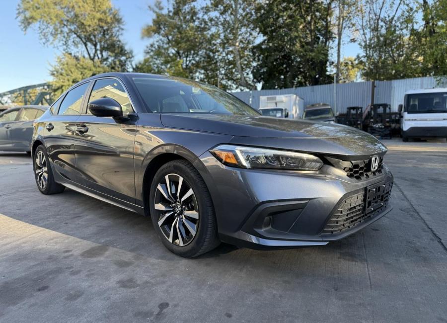Salvage 2024 Honda Civic Ex-l in Gray