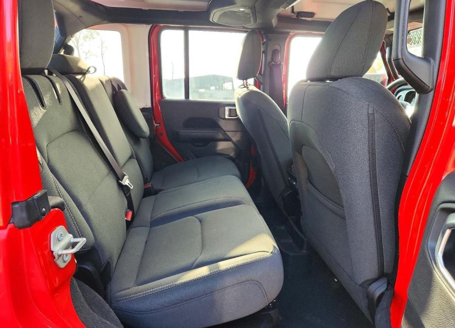 Salvage 2024 Jeep Wrangler Sahara 4xe in Red