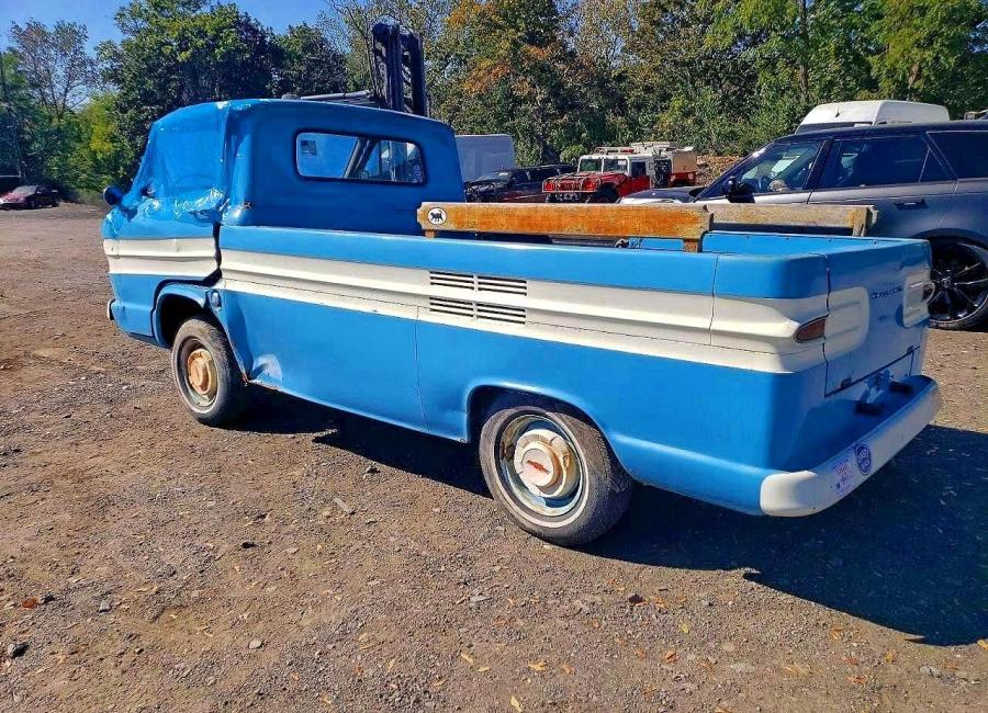 Salvage 1963 Chevrolet Corvair Pick Up in Blue