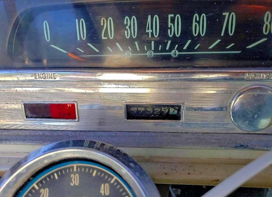 Salvage 1963 Chevrolet Corvair Pick Up in Blue