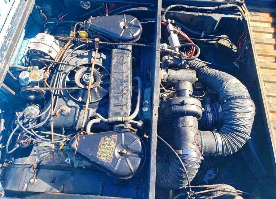 Salvage 1963 Chevrolet Corvair Pick Up in Blue
