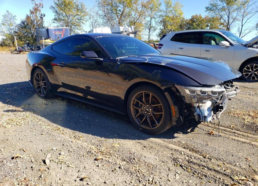 Salvage 2024 Ford Mustang  in Black