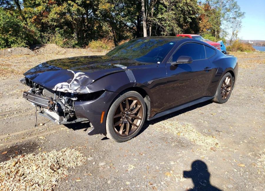 Salvage 2024 Ford Mustang  in Black