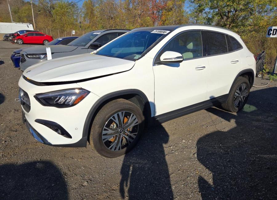 Salvage 2026 Mercedes Benz Gla 250 4matic in White