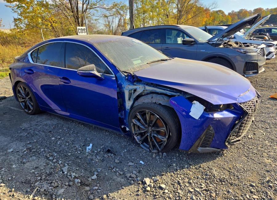 Salvage 2024 Lexus Is 350 F Sport Design in Blue