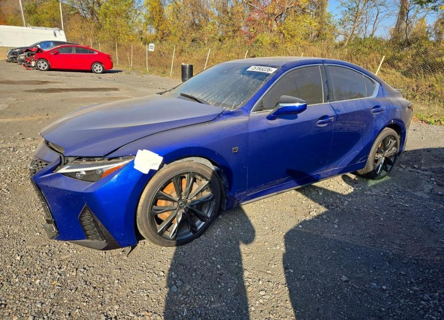 Salvage 2024 Lexus Is 350 F Sport Design in Blue