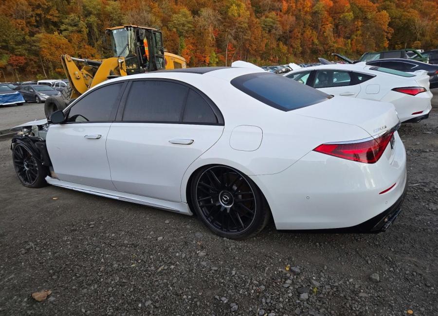 Salvage 2024 Mercedes Benz S 63 E Performance in White