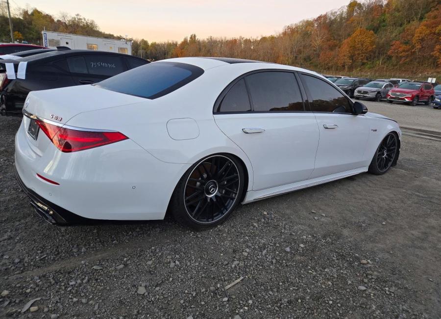 Salvage 2024 Mercedes Benz S 63 E Performance in White