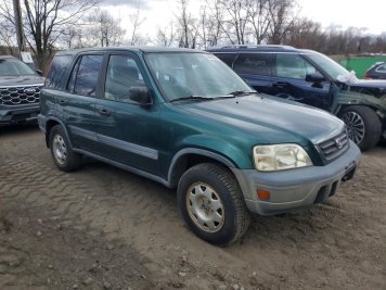 1999 honda cr-v LX in Green - Front Three-Quarter View - BidGoDrive Inventory