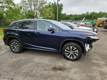 2022 lexus rx-350  in Blue - Front Three-Quarter View - BidGoDrive Inventory
