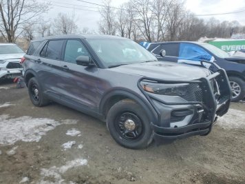 2023 ford explorer  in Gray - Front Three-Quarter View - BidGoDrive Inventory